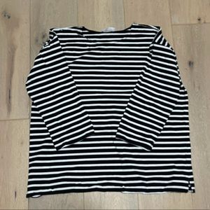 Everlane Breton top navy white stripes XL